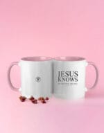 Jesus Knows | Dual-Tone Ceramic Mug - Image 2