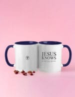Jesus Knows | Dual-Tone Ceramic Mug - Image 4