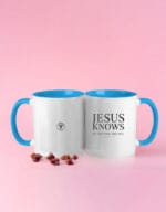 Jesus Knows | Dual-Tone Ceramic Mug - Image 7