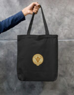 Rooted: Christian Zipper Tote Bag | Black & White - Image 2