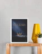He Is The King Of Glory | A4 | Framed - Image 3