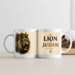 Lion of Judah Mug | Revelation 5:5 | Premium Christian White Coffee Mug | 11 oz