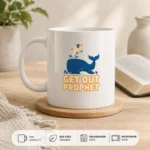 "Get Out Prophet" Jonah & the Whale 11oz Coffee Mug