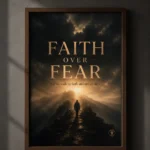 Faith Over Fear | 12x18, Unframed