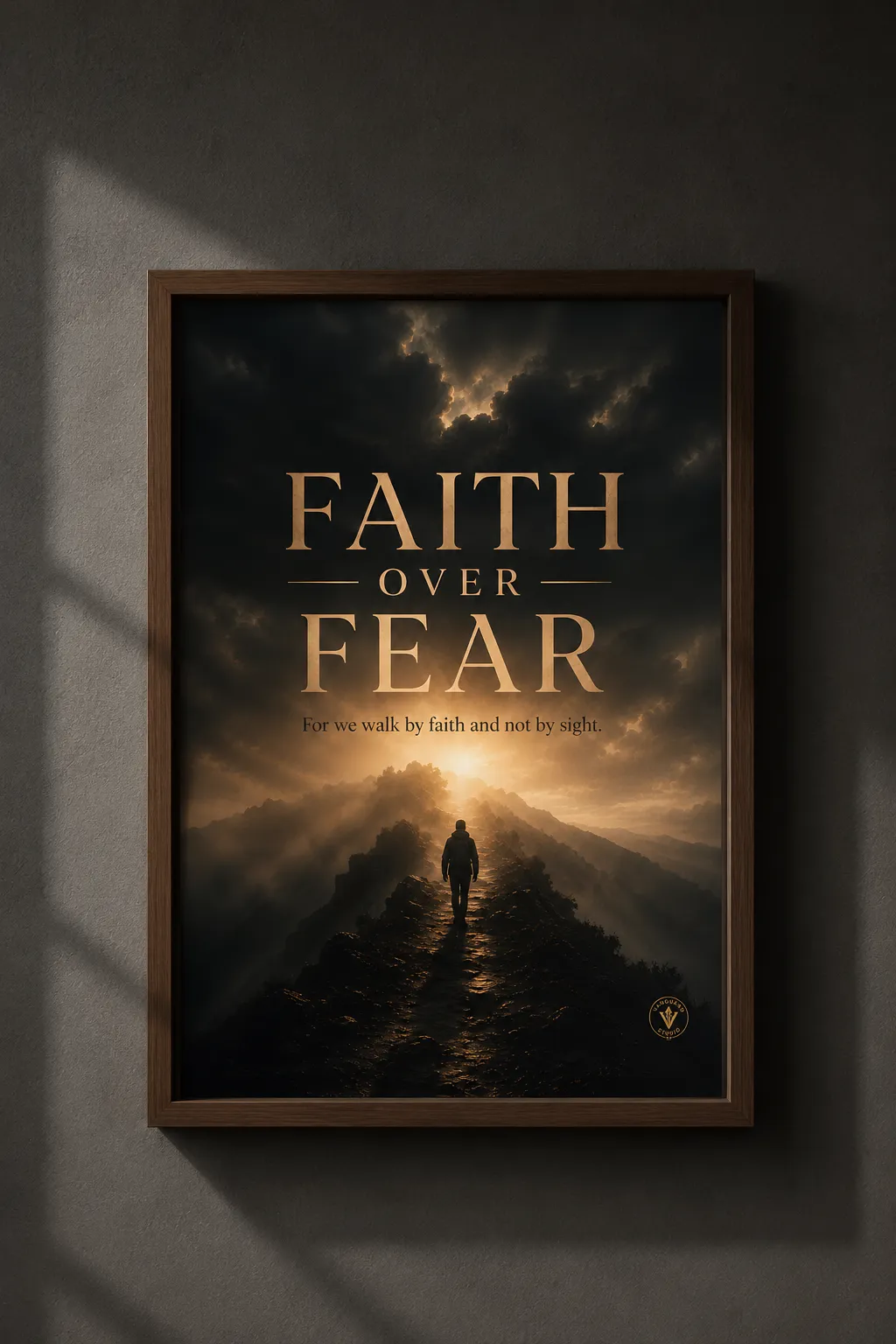mu-1 Faith Over Fear | 12x18, Unframed - Image 1