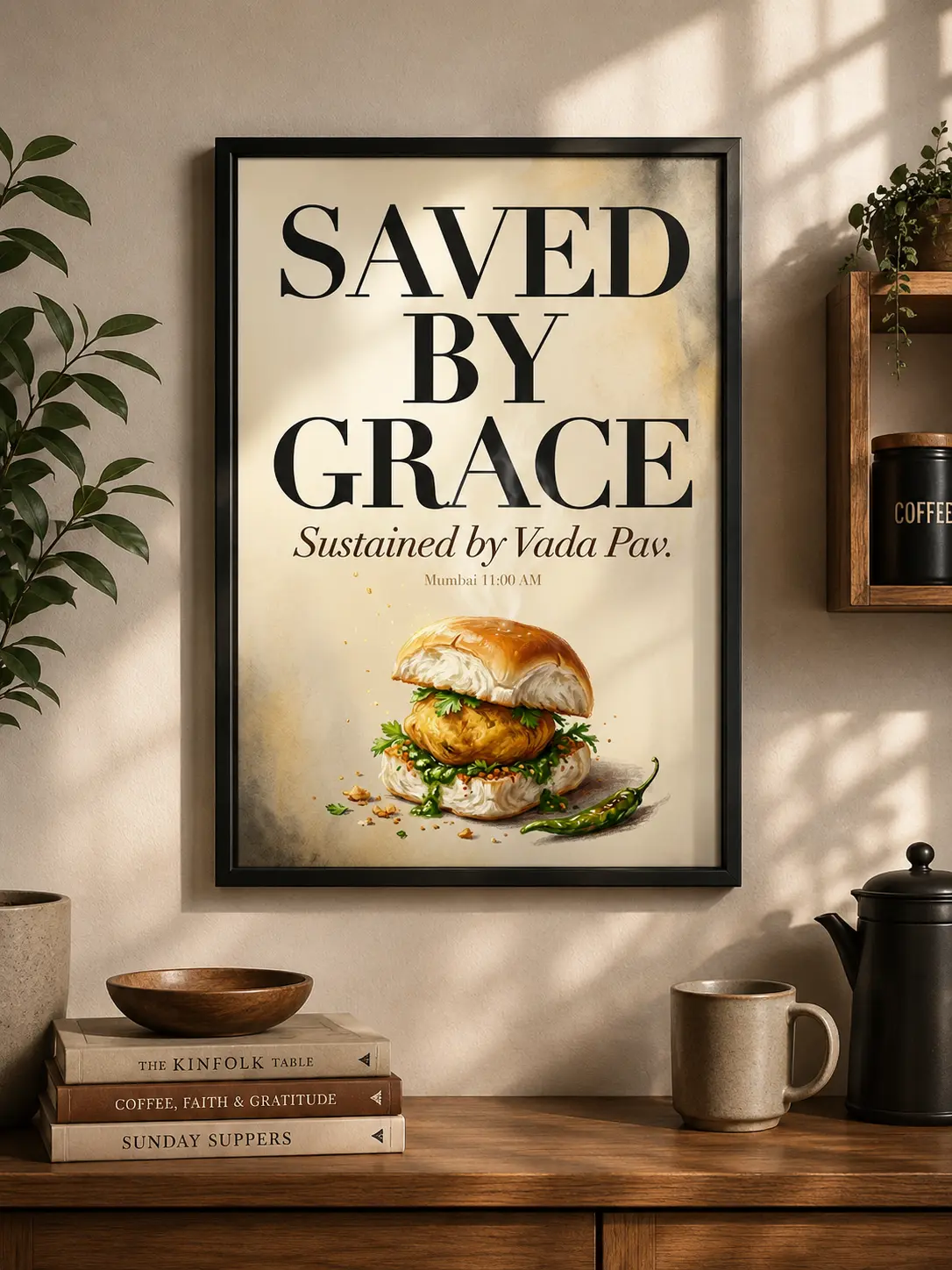 saved-a4-mu Divine Provisions | A4 | Framed - Image 1